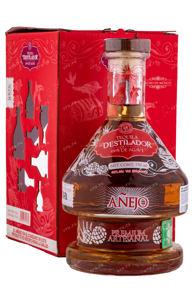 Текила El Destilador Anejo Premium Artesanal  0.75 л