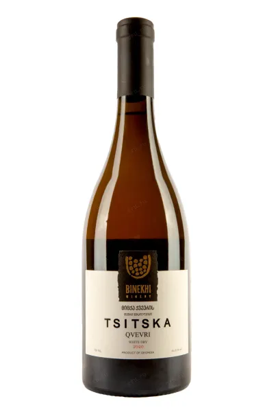 Вино Tsitska Qvevri Binekhi 2020 0.75 л