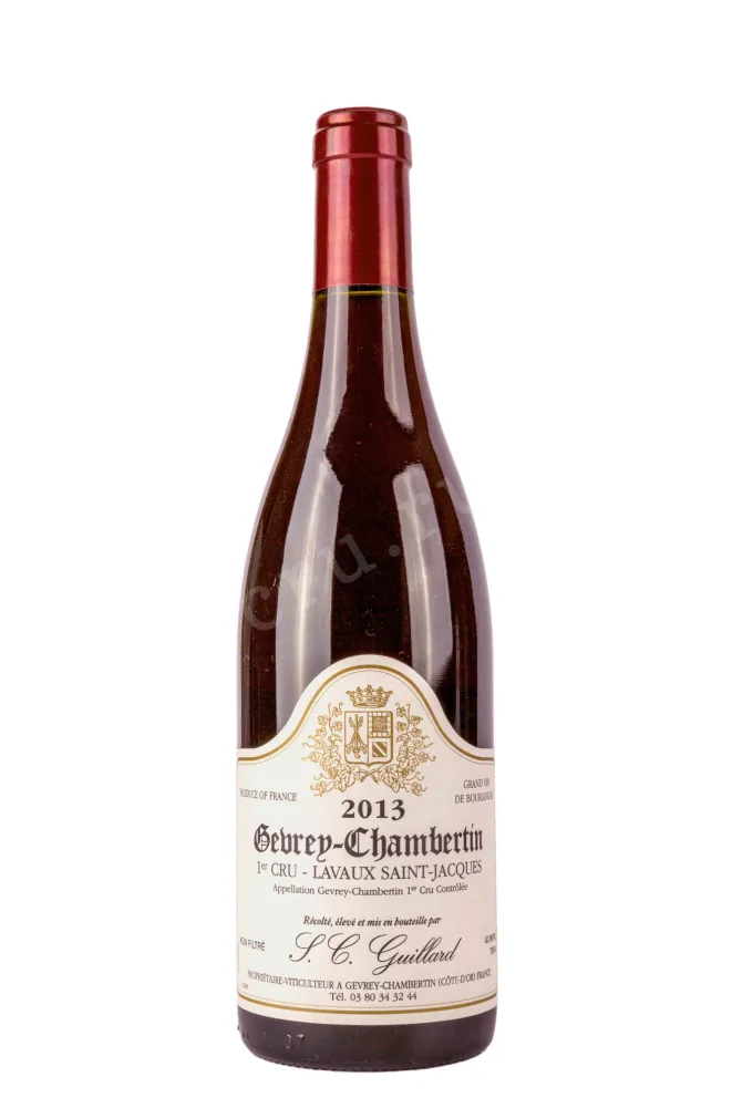 Вино Guillard Gevrey-Chambertin 1er Cru Lavaux-Saint-Jacques 2013 0.75 л