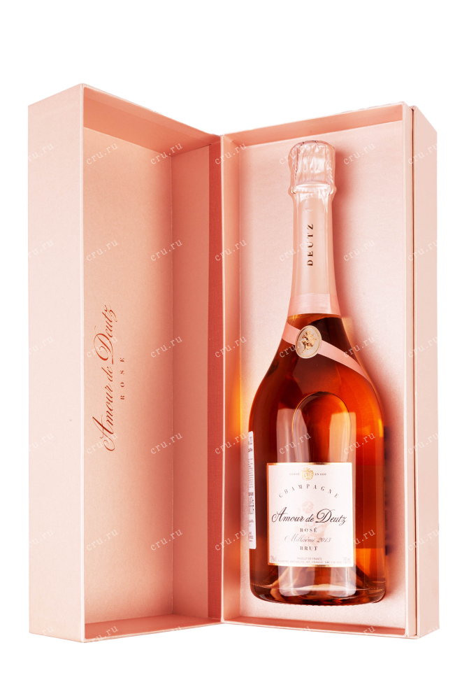 В подарочной коробке Amour de Deutz Rose gift box 2013 0.75 л