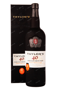 Портвейн Taylors Tawny Port 40 Years Old with gift box  0.75 л