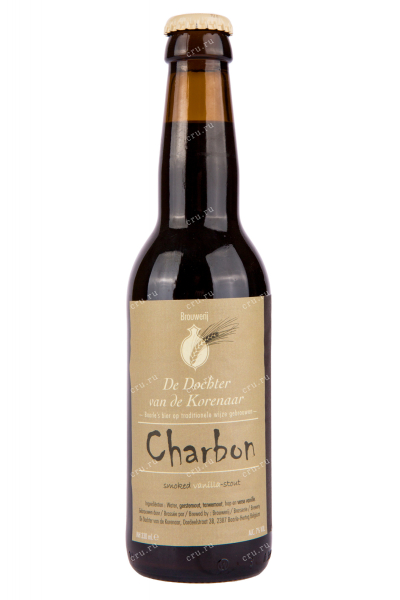Пиво Brouwerij De Dochter van de Korenaar Charbon Smoked Vanilla-Stout  0.33 л