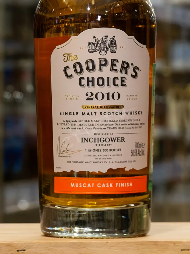 В магазине Крю Профи The Cooper's Choice Inchgower Muscat Cask Finish in gift box 2011 0.7 л