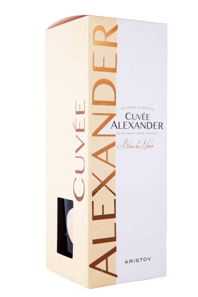 Подарочная коробка Aristov Cuvee Alexander Blanc de Noirs gift box 2020 0.75 л