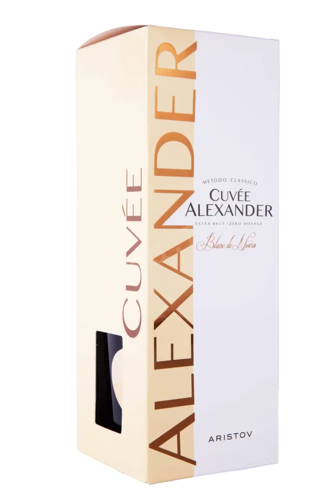 Подарочная коробка Aristov Cuvee Alexander Blanc de Noirs gift box 2020 0.75 л