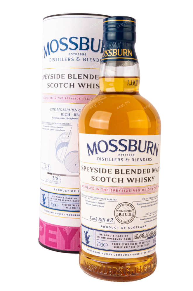 Виски Mossburn Speyside 3 years  0.7 л