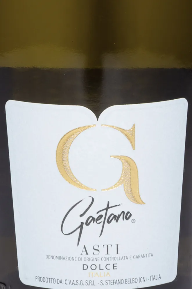 Этикетка Gaetano Asti 2024 0.75 л