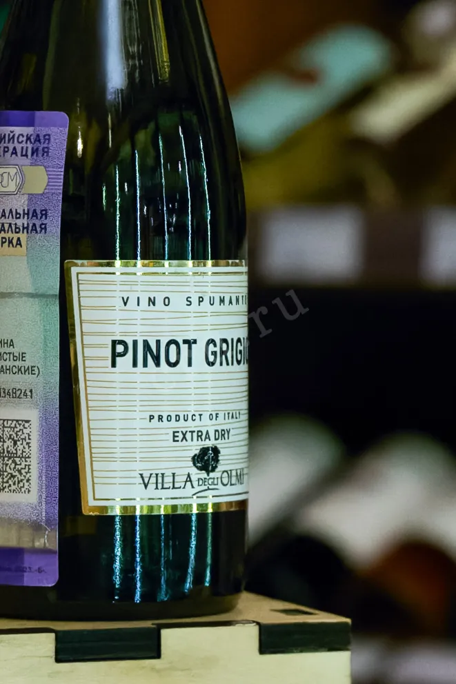 В магазине Крю Профи Villa degli Olmi Pinot Grigio Spumante Extra Dry 2023 0.2 л