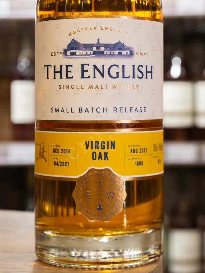 В магазине Крю Профи English Whisky Small Batch Release Virgin Oak gift box 0.7 л