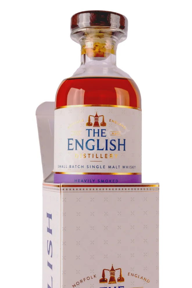В подарочной коробке  English Sherry Butt Heavily Smoked Single Malt in gift box 0.7 л