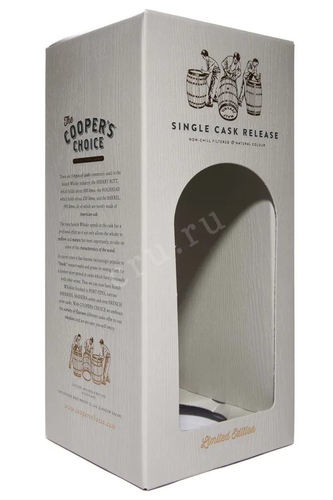 Подарочная коробка The Cooper's Choice Benrinnes Malaga Wine Cask Finish in gift box 2011 0.7 л