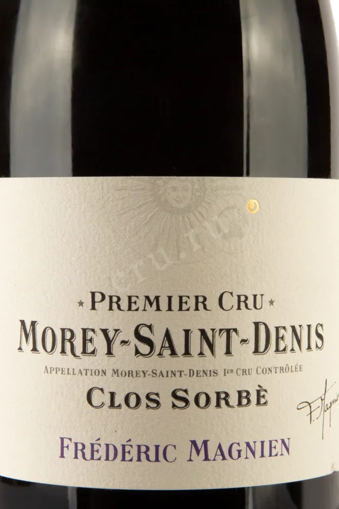 Этикетка Frederic Magnien Morey-Saint-Denis Premier Cru Clos Sorbe 2018 0.75 л
