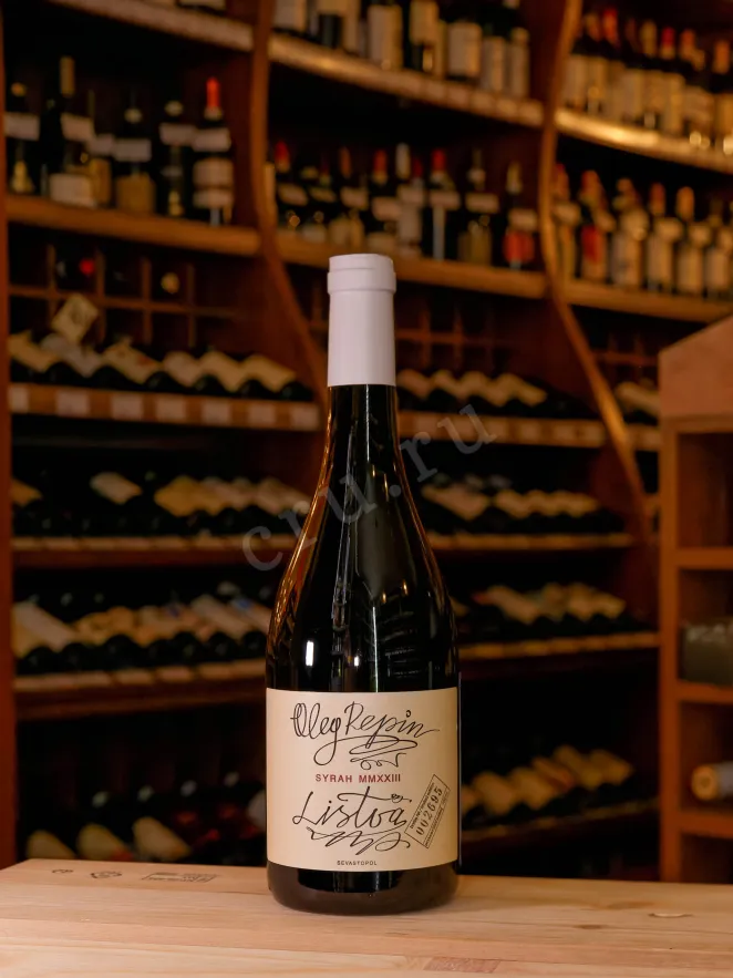 В магазине Крю Профи Oleg Repin Listva Syrah 2023 0.75 л
