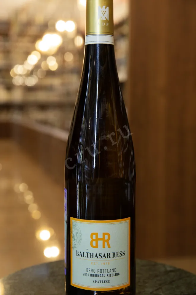 В магазине Крю Профи Balthasar Ress Rudesheim Berg Rottland Riesling Spatlese 2001 0.75 л