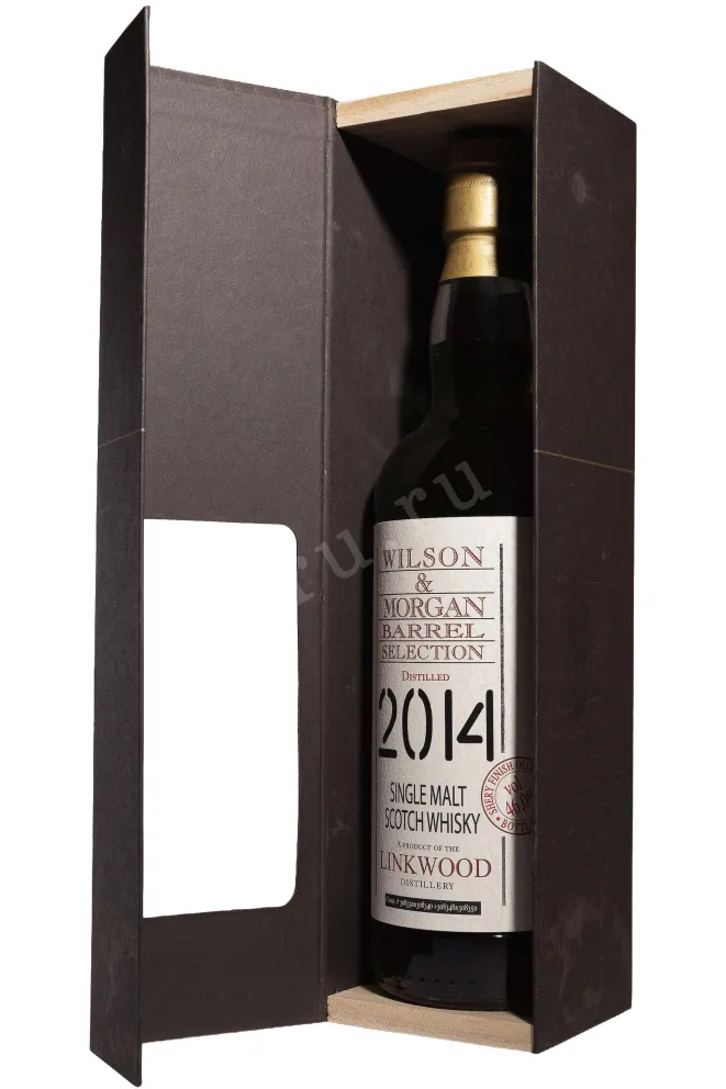В подарочной коробке Wilson&Morgan Barrel Selection Linkwood 2014 Sherry Finish Oloroso in gift box 0.7 л