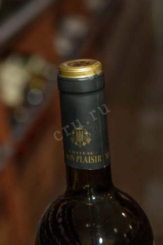 Пробка Chateau Mon Plaisir Premium Cabernet-Merlot 2021 0.75 л