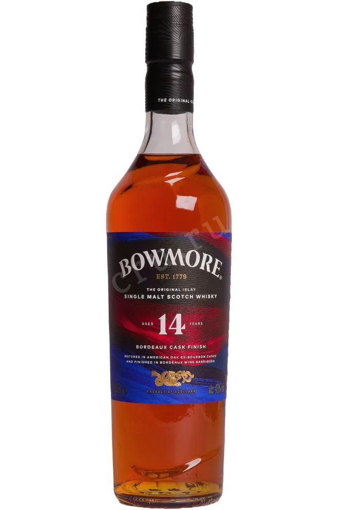 Бутылка Bowmore Bordeaux Cask Finish 14 Years in gift box 0.7 л