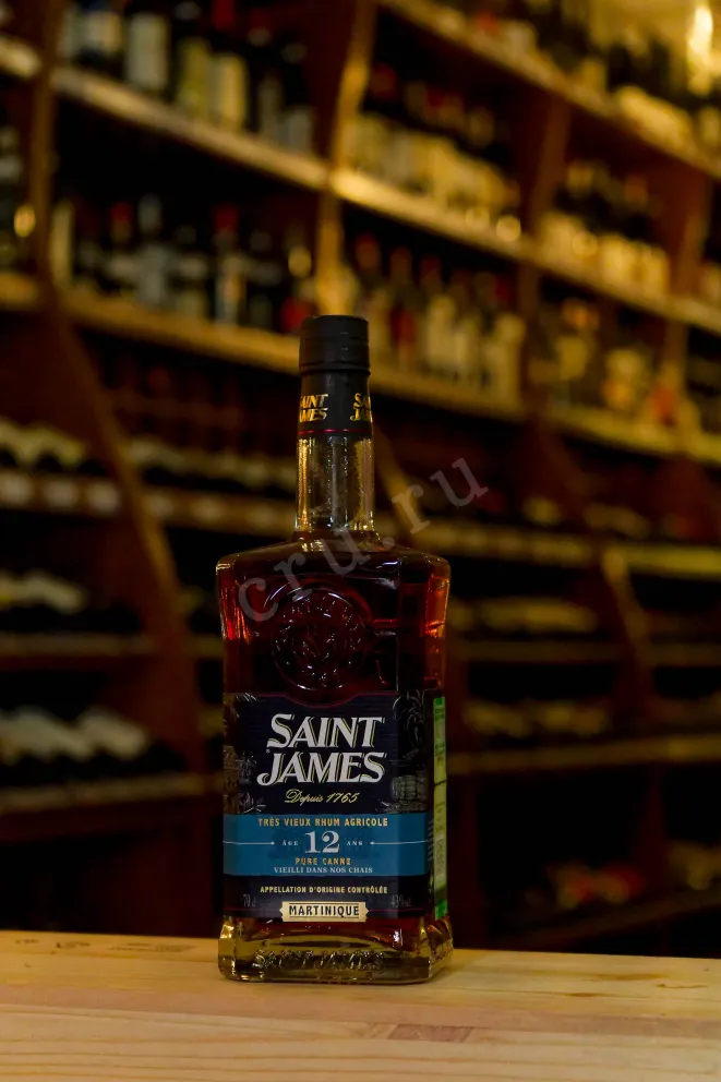 В магазине Крю Профи Saint James Agricole Tres Vieux 12 years in gift box 0.7 л