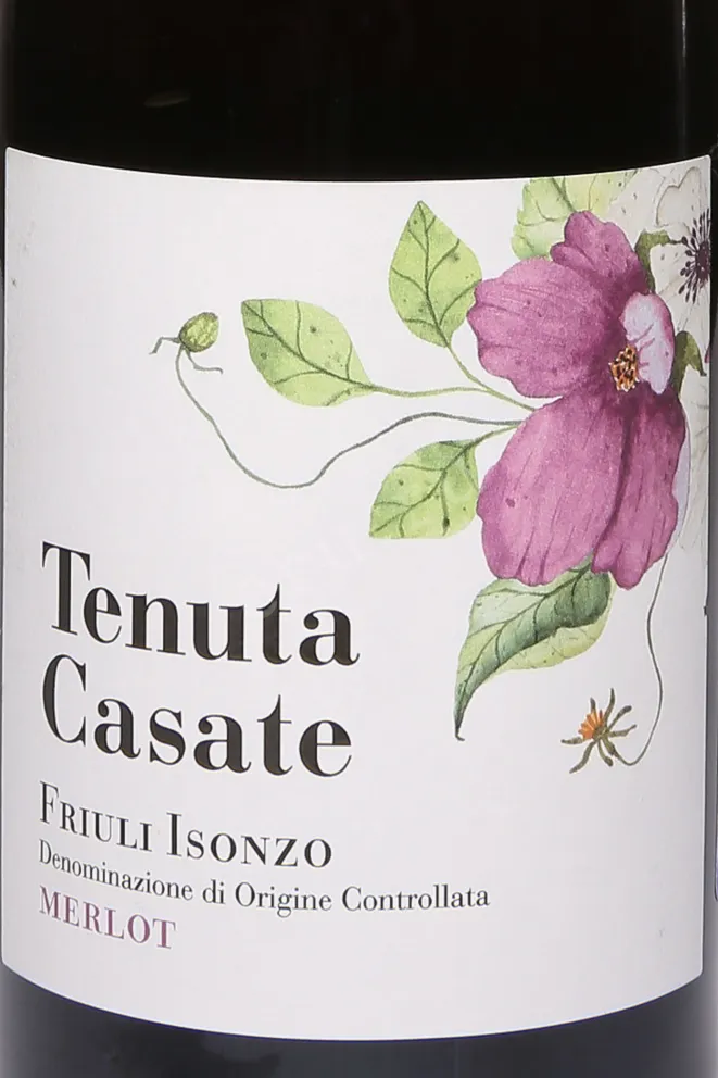 Этикетка Tenuta Casate Merlot 2022 0.75 л