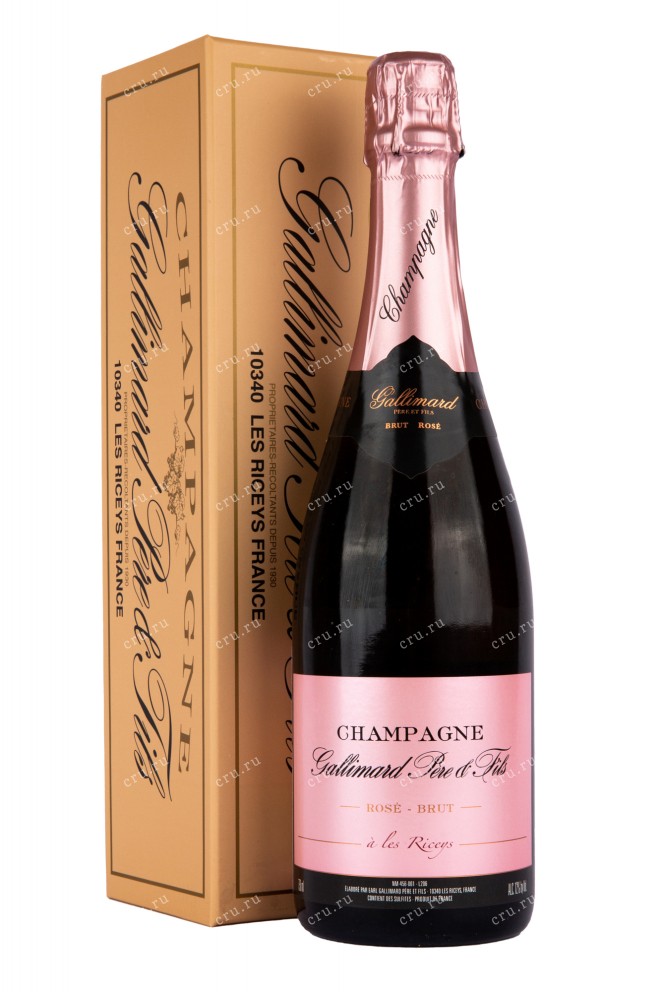Шампанское Gallimard Pere et Fils Rose Brut 2020 0.75 л
