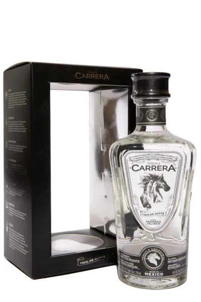 Текила Carrera Reposado Cristalino in gift box  0.75 л