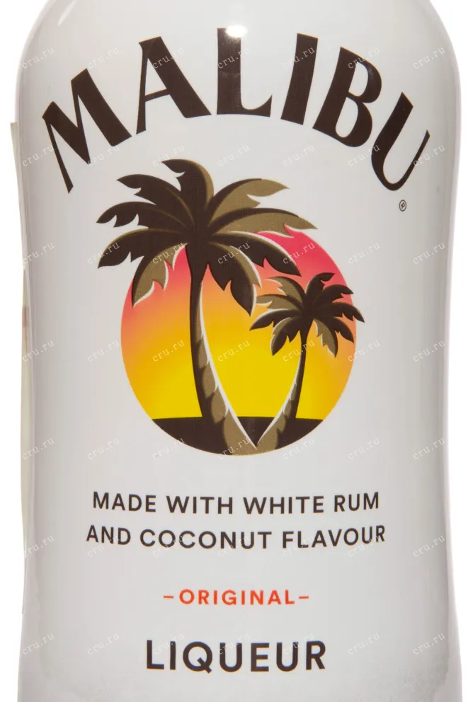 Этикетка Malibu Original 0.7 л