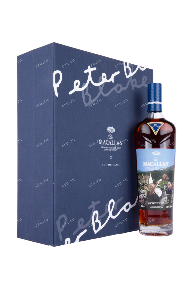 Виски Macallan Sir Peter Blake gift box  0.7 л