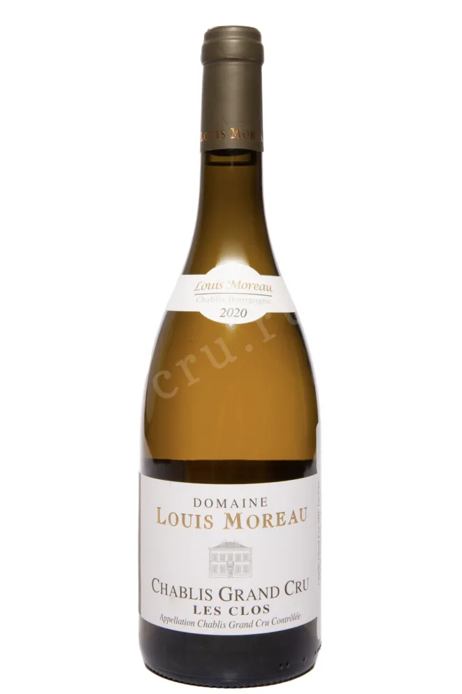 Вино Domaine Louis Moreau Chablis Grand Cru Les Clos AOC 2020 0.75 л
