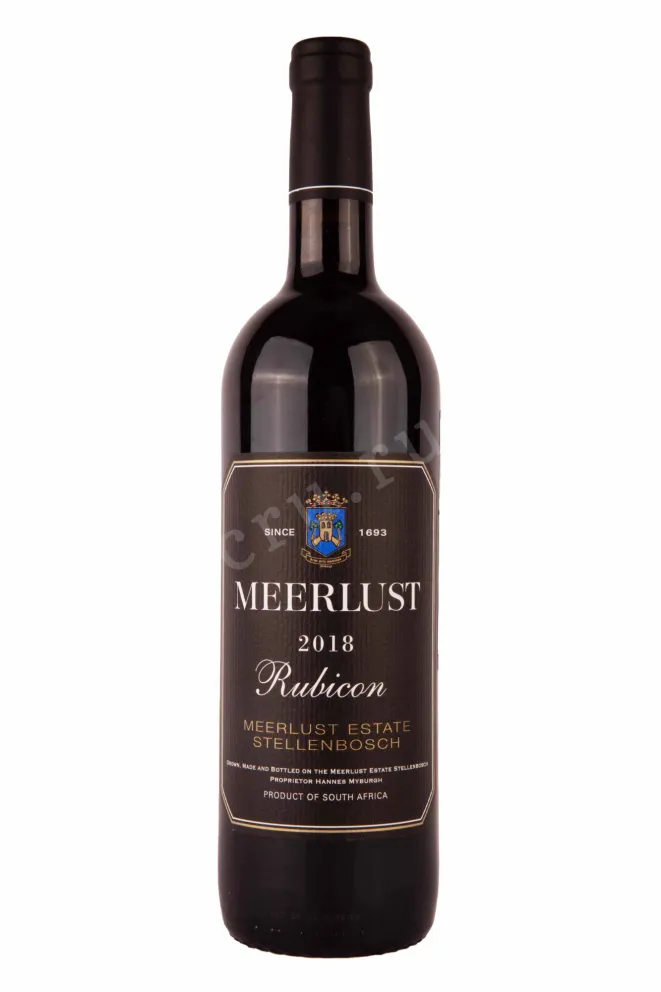 Вино Meerlust Rubicon Stellenbosch 2018 0.75 л