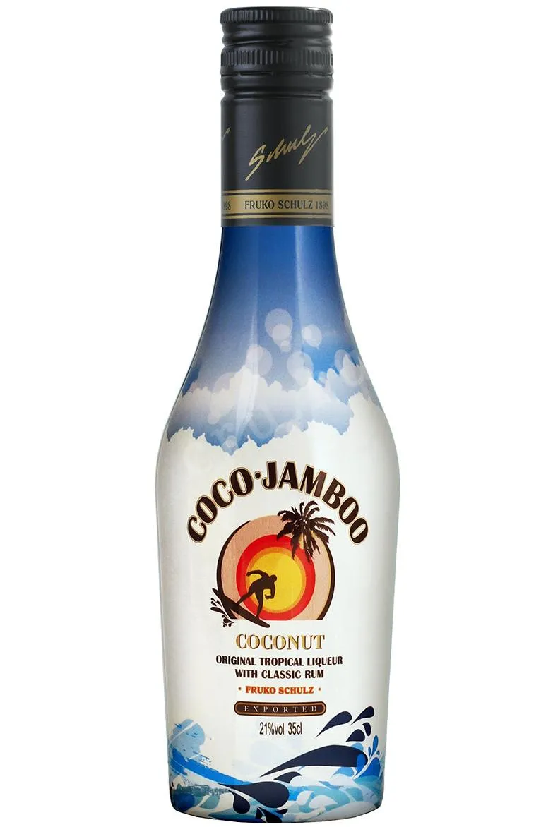 Фото — Ликер Fruko Schulz Coco Jamboo Coconut  0.35 л