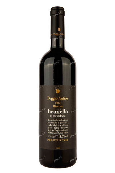 Вино Brunello di Montalcino Riserva Poggio Antico 2015 0.75 л