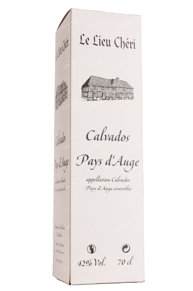 Подарочная коробка Le Lieu Cheri Calvados Pays dAuge 5 ans gift box 0.7 л