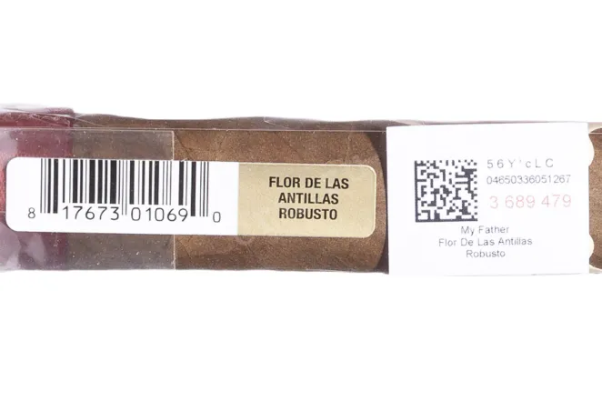 Контрэтикетка My Father Flor De Las Antillas Grand Robusto Box Pressed