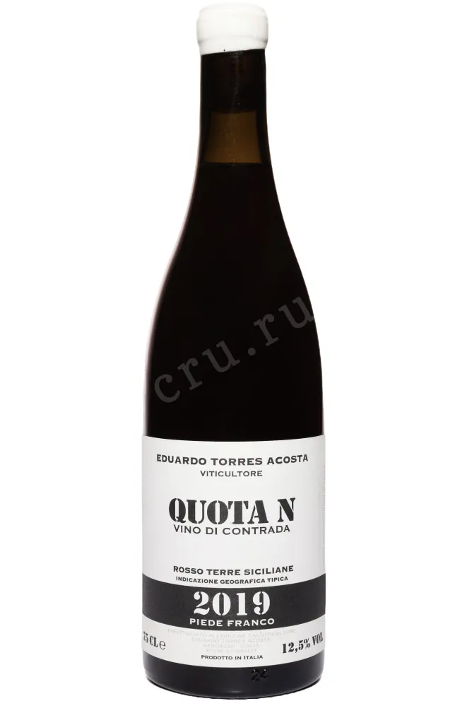 Вино Eduardo Torres Acosta Quota N Piede Franco Terre Siciliane IGT 2019 0.75 л