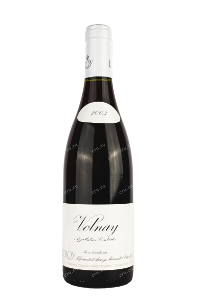Вино Volnay SA Leroy 2003 0.75 л