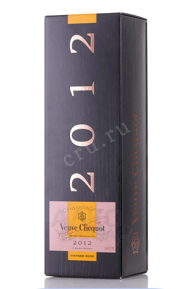 Подарочная коробка Veuve Clicquot Ponsardin Vintage Rose 2012 0.75 л