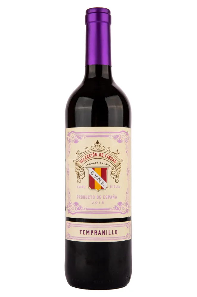 Вино Seleccion de Fincas Tempranillo 2018 0.75 л
