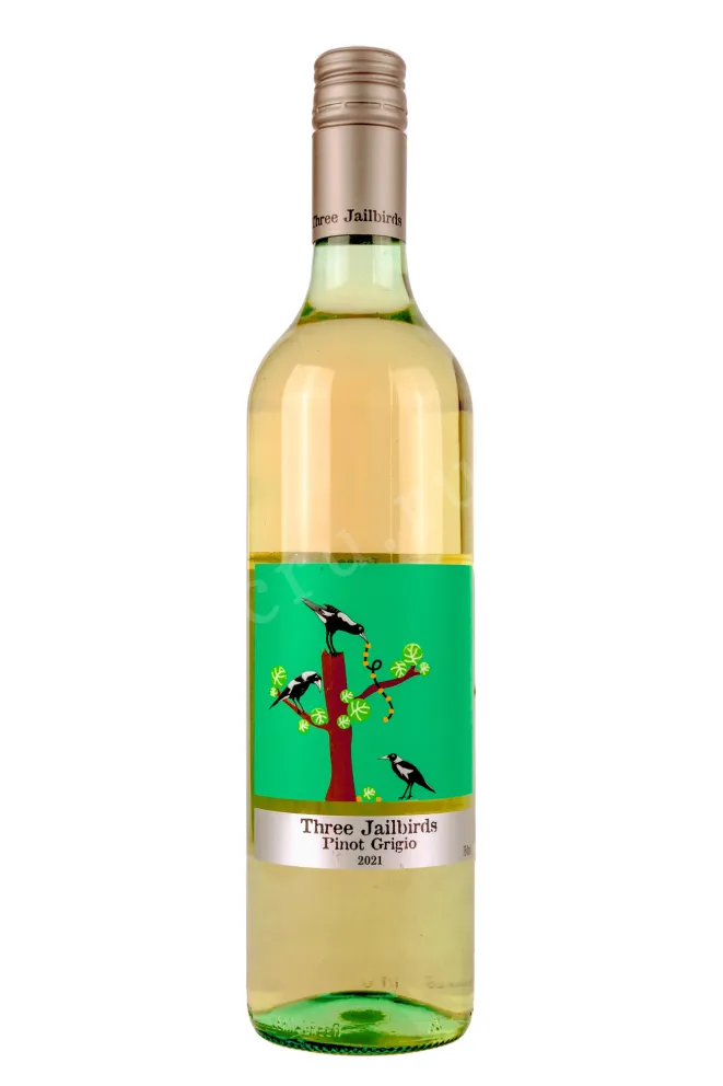Вино Three Jailbirds Pinot Grigio 2021 0.75 л
