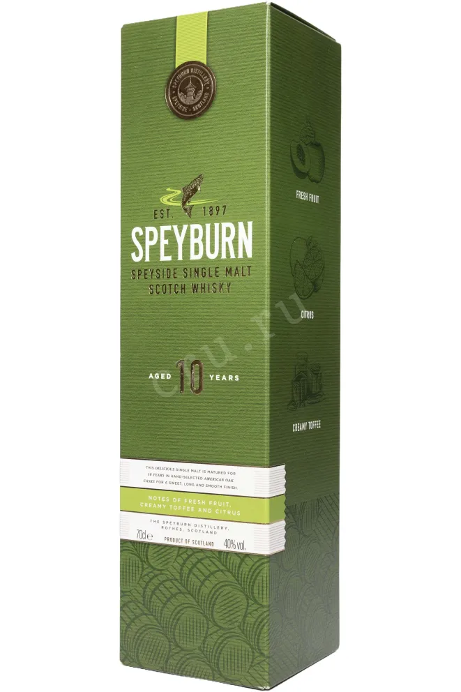 Подарочная коробка Speyburn 10 years 0.7 л