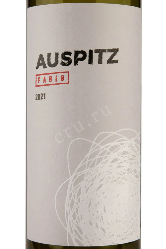 Этикетка Fabig Auspitz 2021 0.75 л