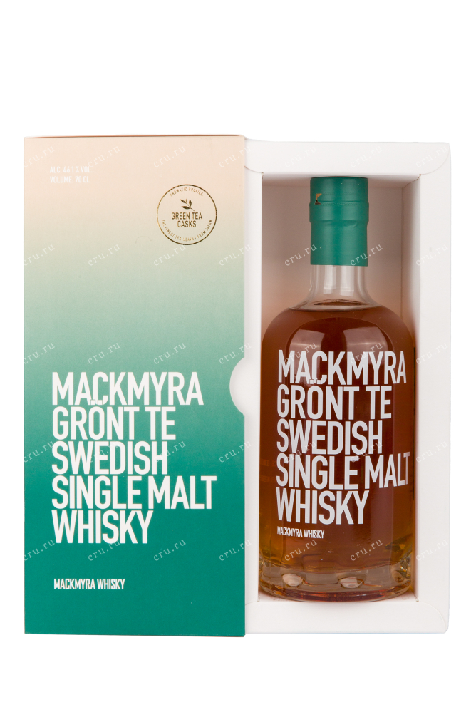 Бутылка виски Mackmyra Gront Te Swedish Single Malt 0.7 в подарочной упаковке