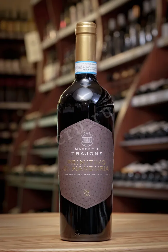 В магазине Крю Профи Primitivo di Manduria Masseria Trajone 2022 0.75 л