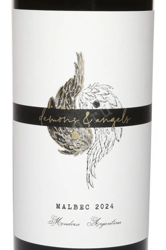 Этикетка Demons & Angels Malbec 2024 0.75 л