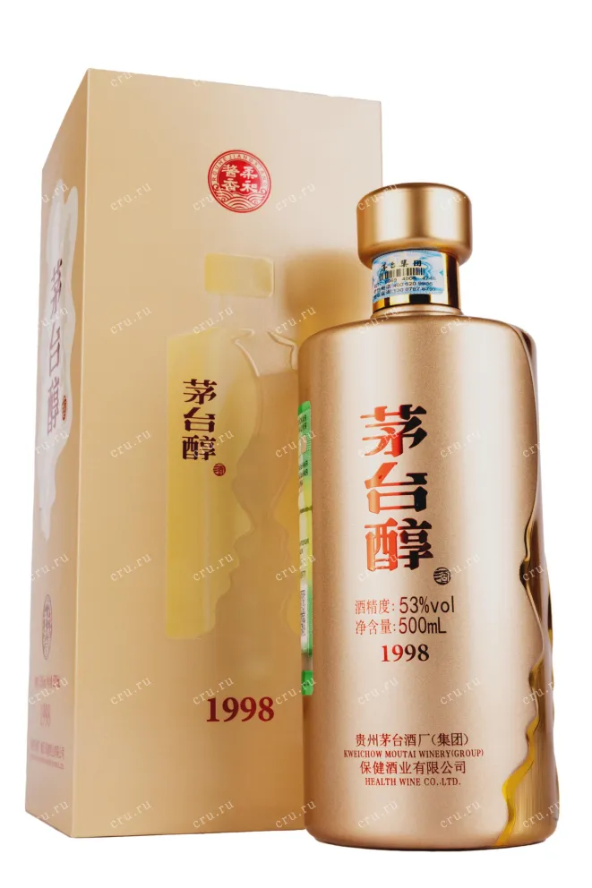 Байцзю Moutai chun 1998 ib gift box  0.5 л