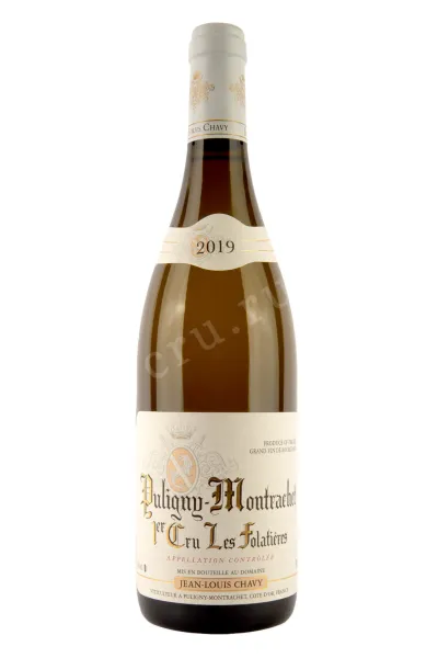 Вино Puligny-Montrachet Premier Cru Les Folatieres 2019 0.75 л