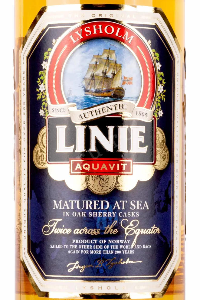 Этикетка Линиа 0.5 л