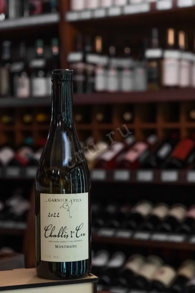 В магазине Крю Профи Domaine Garnier & Fils Chablis Premier Cru Montmains 2022 0.75 л