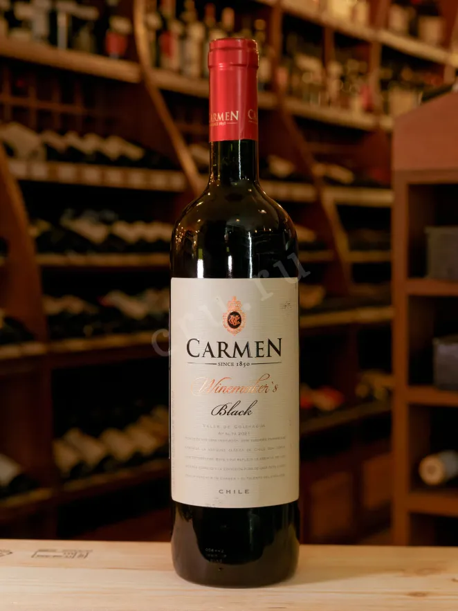 В магазине Крю Профи Carmen Winemaker's Black 2021 0.75 л