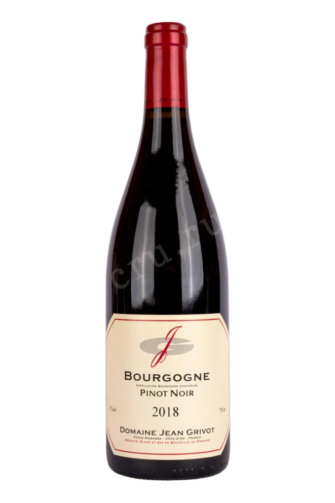 Вино Domaine Jean Grivot Bourgogne Pinot Noir 2018 0.75 л