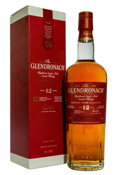 Виски Glendronach 12 years in gift box  0.7 л